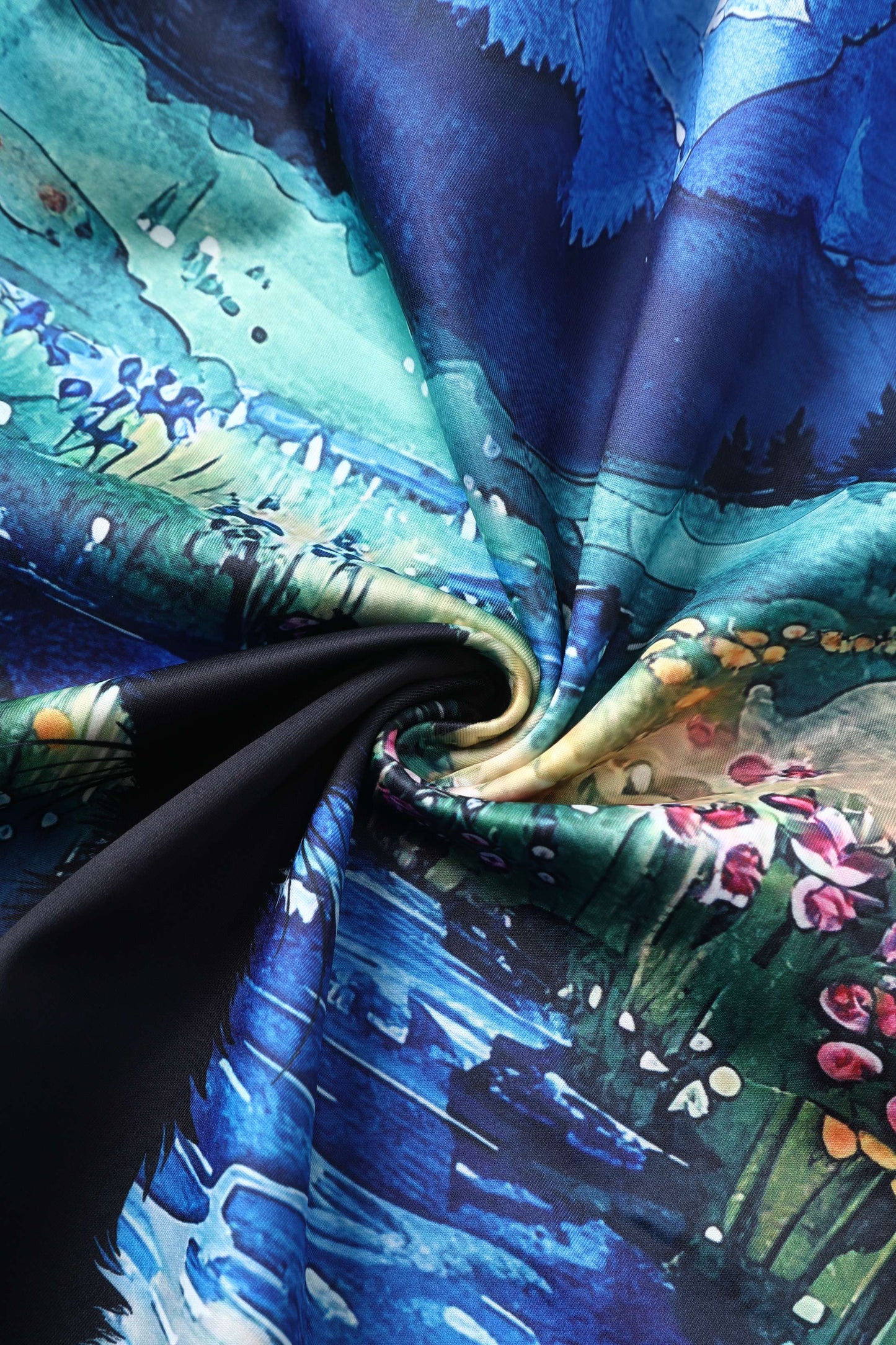 Amanda Cat Starry Night Flared Dress