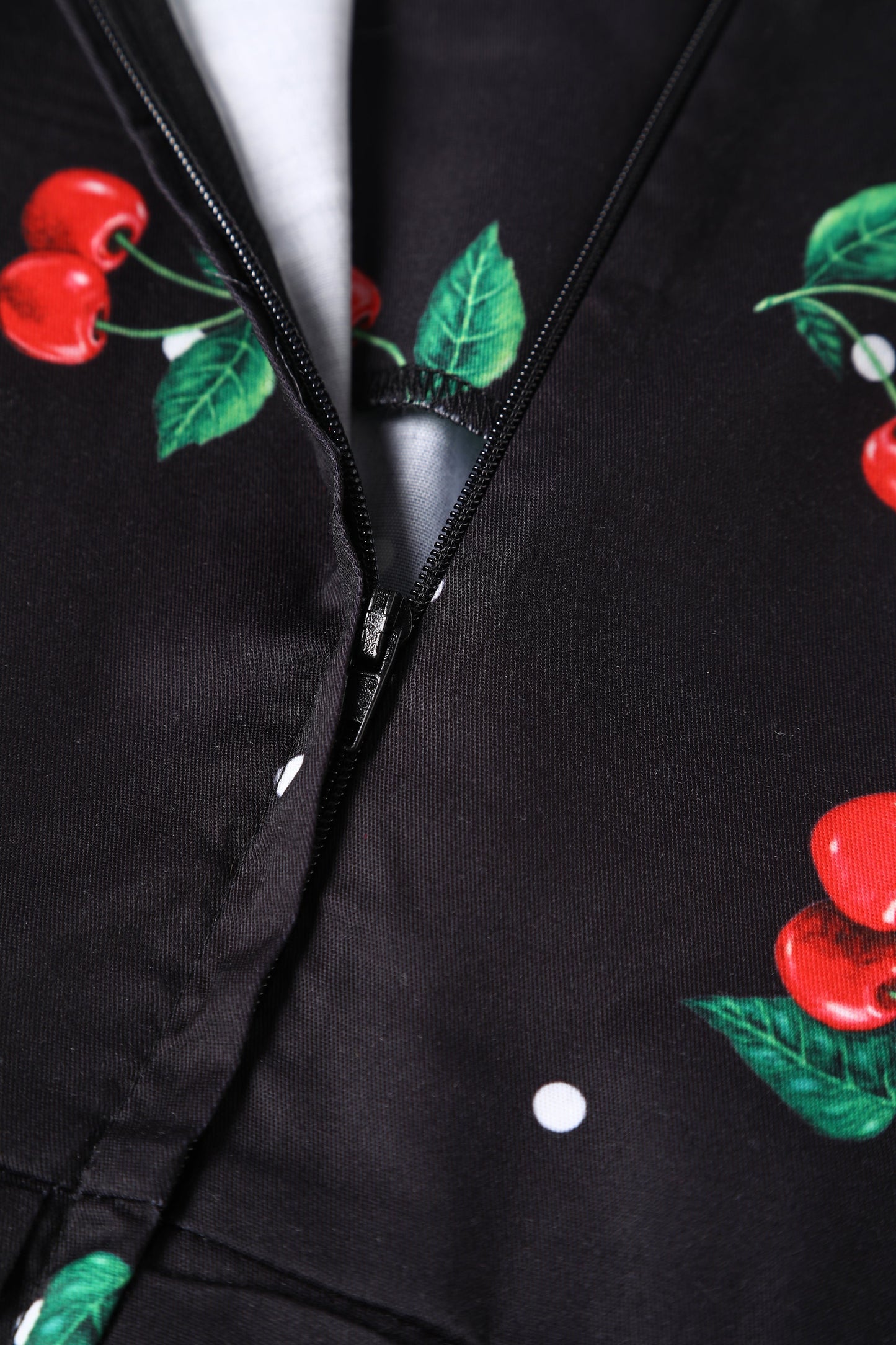 Amanda Black Cherry Retro Flared Dress In Cotton