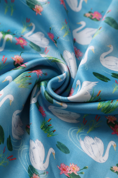 Amanda Blue Swan Lake Swing Dress