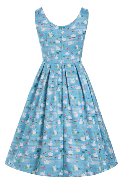 Amanda Blue Swan Lake Swing Dress