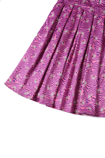 Amanda Pink Cheshire Cat Swing Dress
