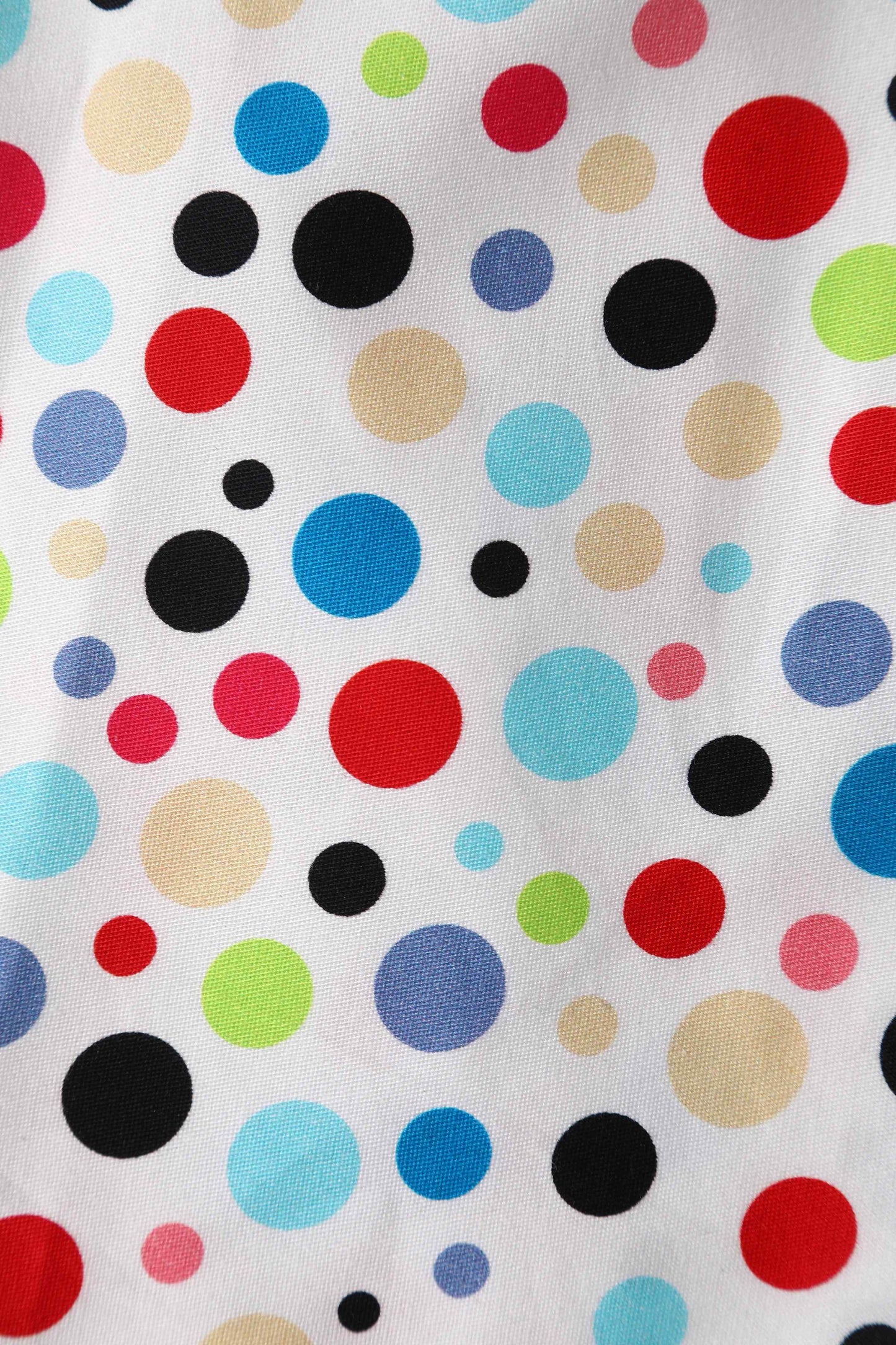 Lily Colourful Polka Dot Off Shoulder Dress