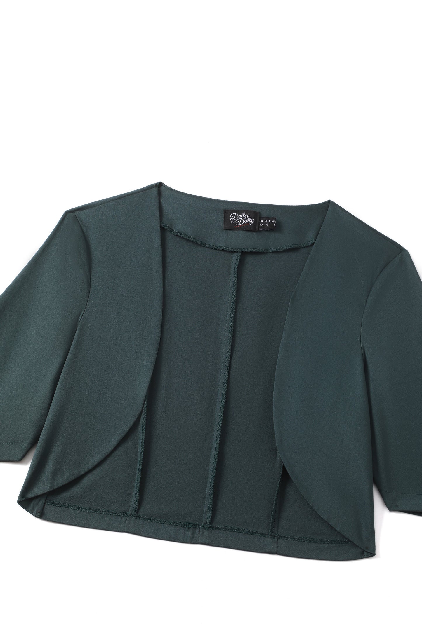 Lisette Dark Green Bolero Jacket