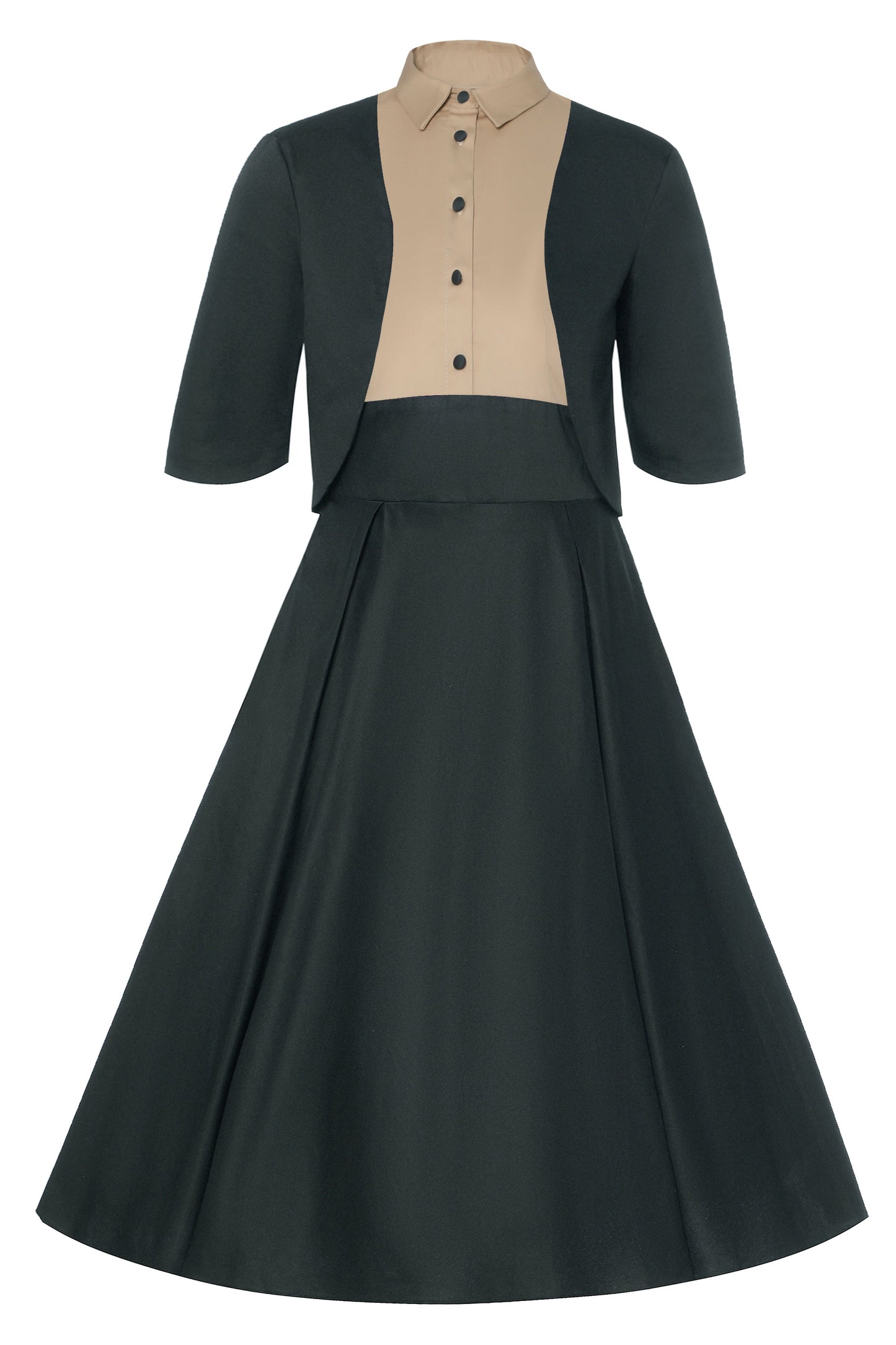 Lisette Dark Green Bolero Jacket