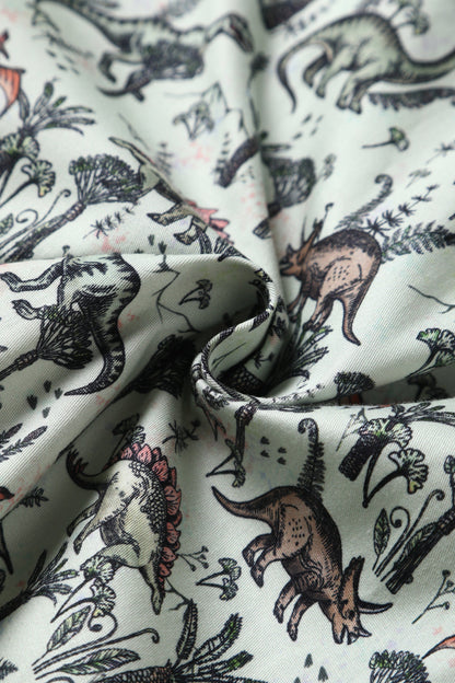Penelope Dinosaur Forest Shirt Dress