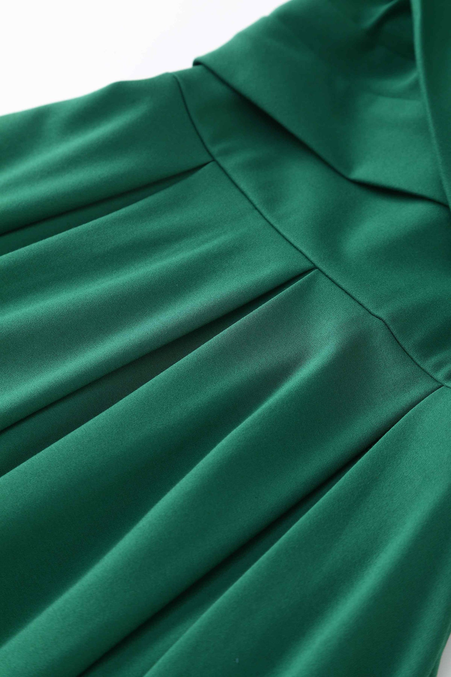 Beverly Emerald Green Off Shoulder Dress