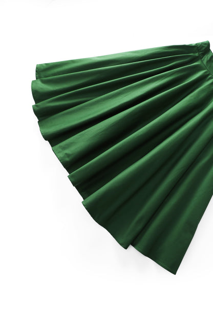 Maisie Green Full Circle Midi Skirt