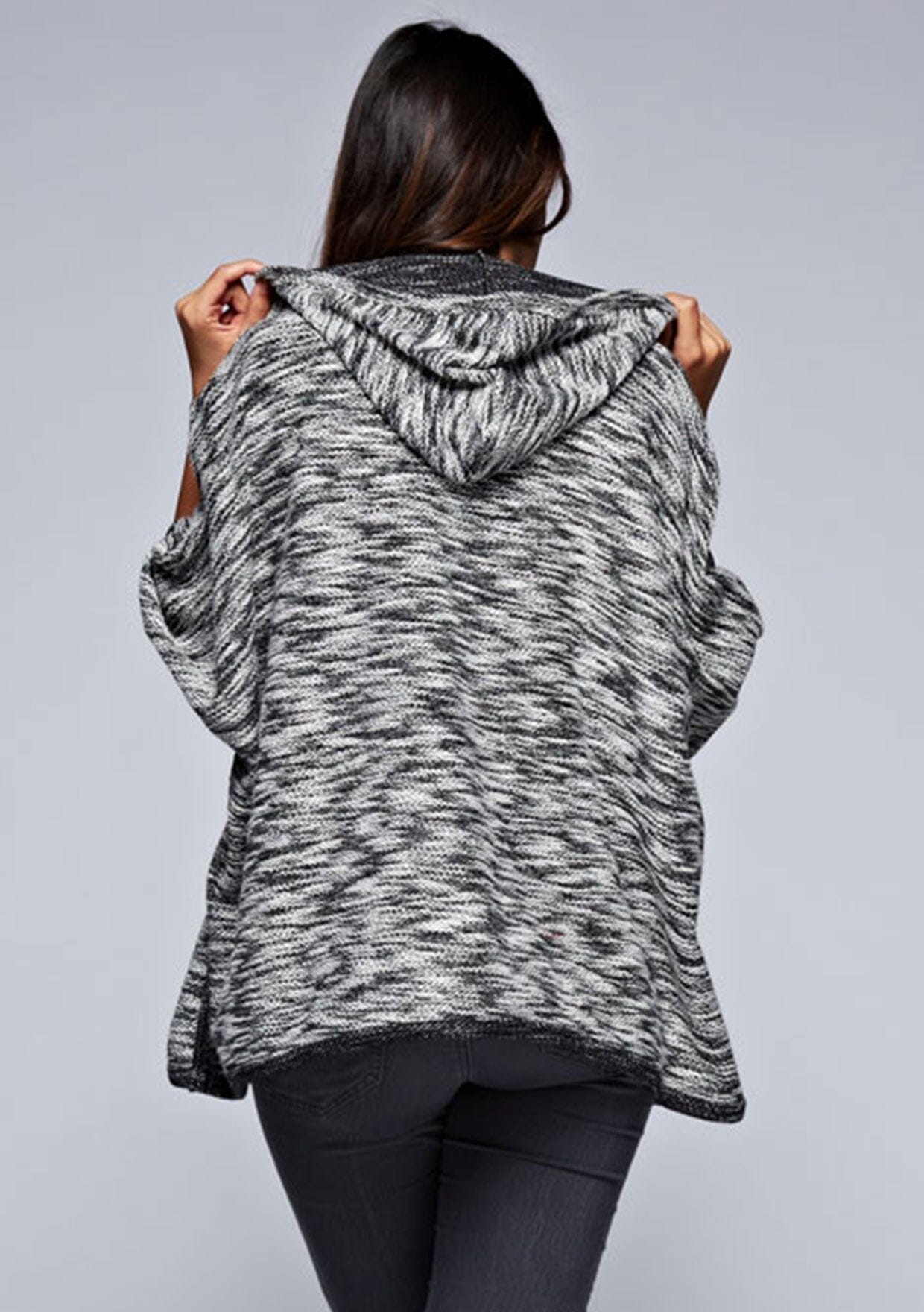 French Terry Hooded Poncho