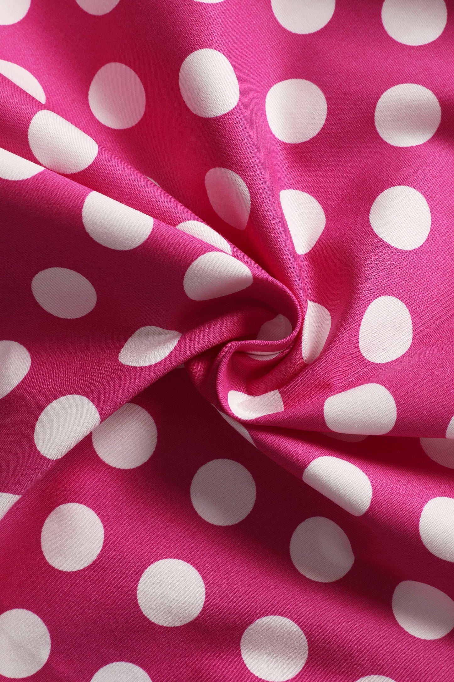 Maisie Hot Pink Polka Dot Full Circle Midi Skirt