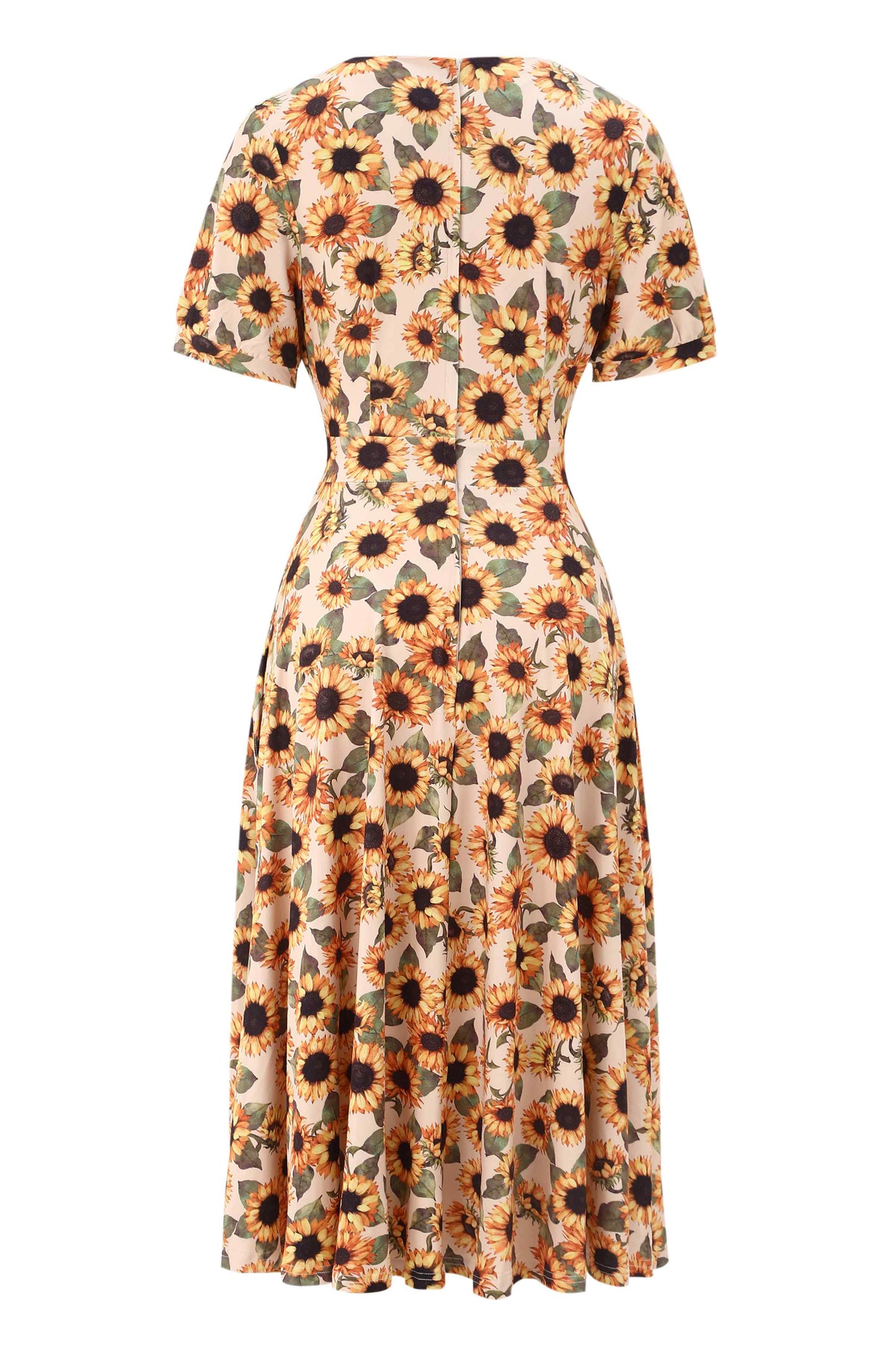 Julia Sunflower Midi Dress
