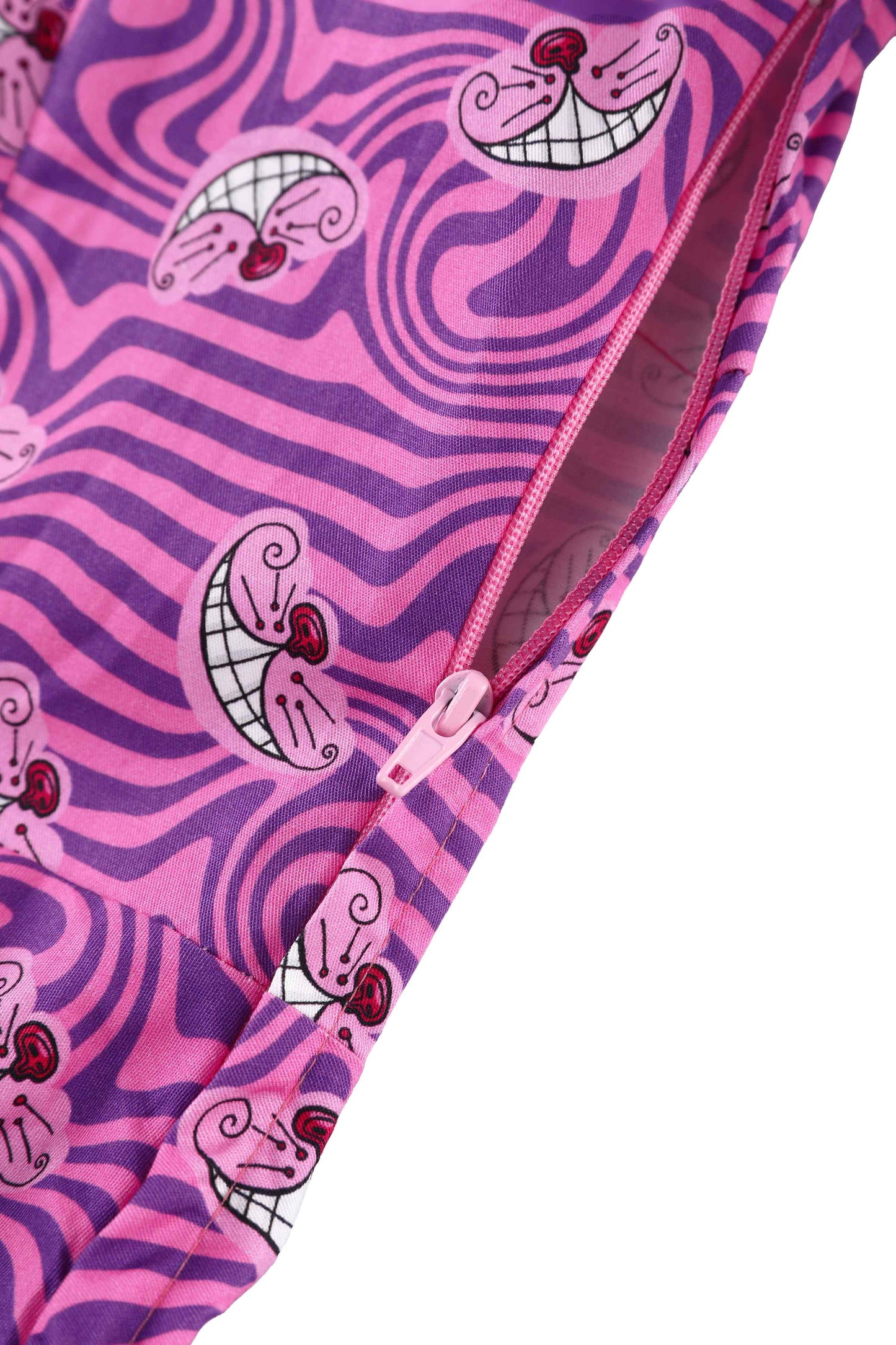 Mabel Cheshire Cat Smile Midi Shirt Dress