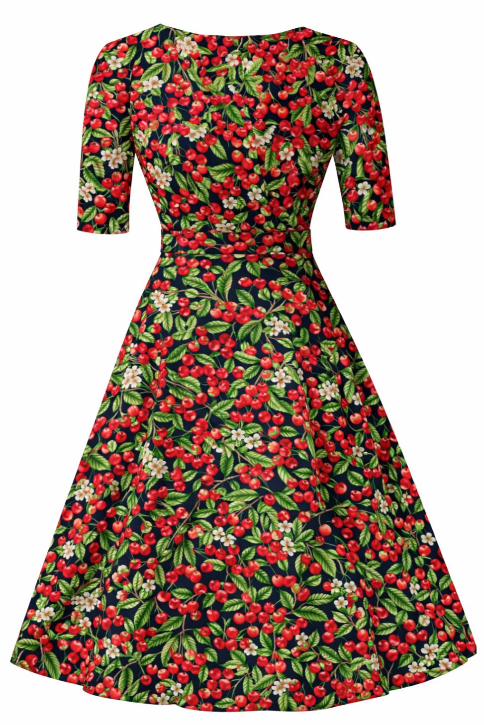 Matilda Red Berry Wrap Dress