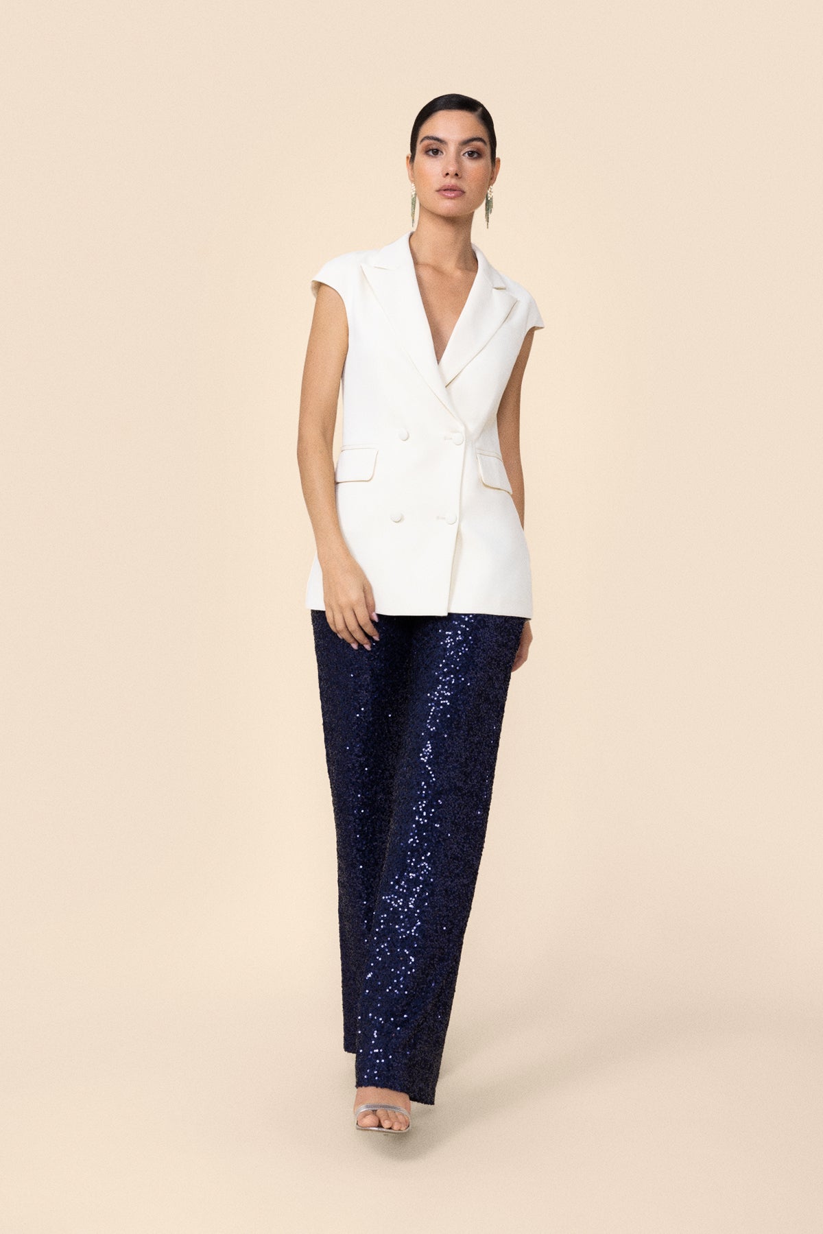 Pantalon Aritza Sapphire · Le Jardin ·