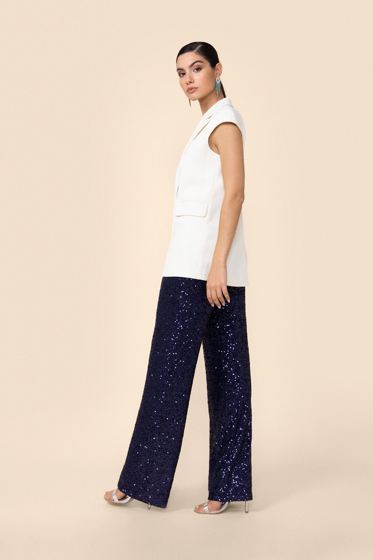 Pantalon Aritza Sapphire · Le Jardin ·