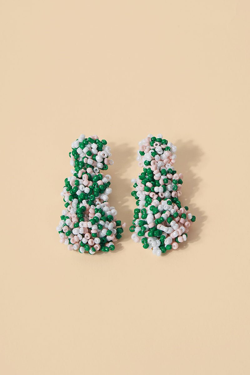 Pendientes Bubble Green&Rose