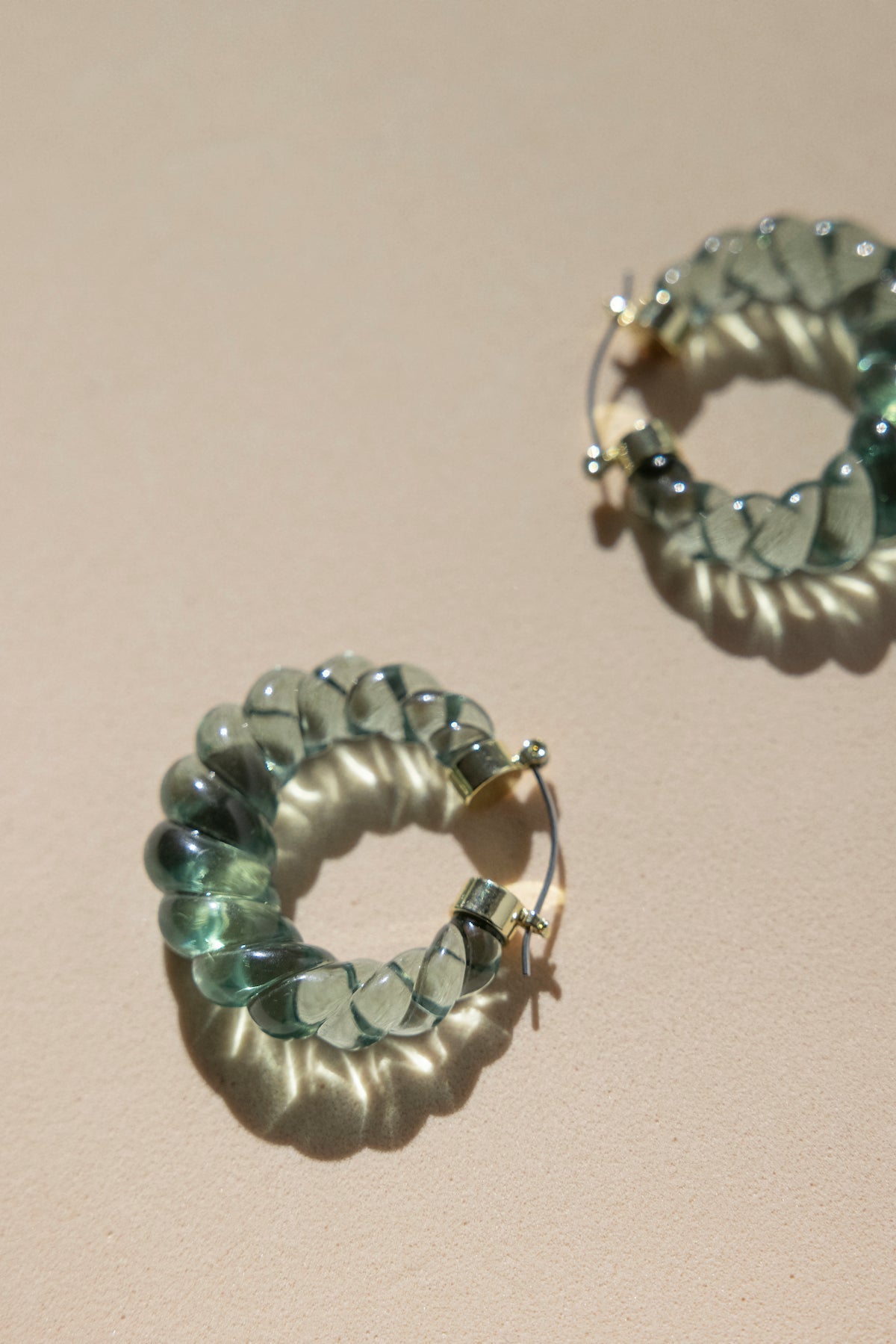 Pendientes Glossy Lola Green