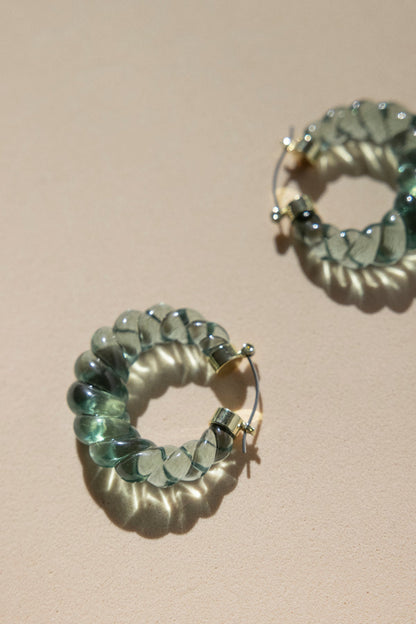 Pendientes Glossy Lola Green