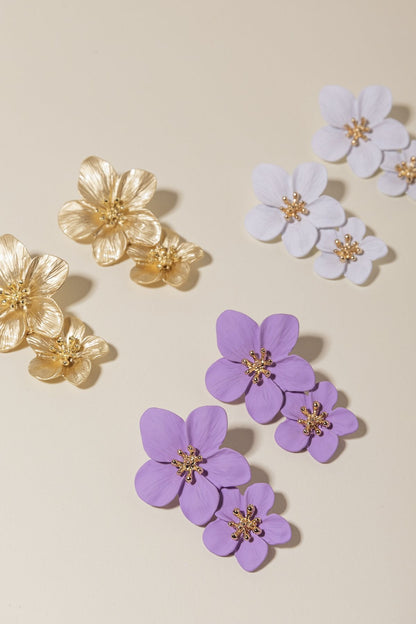 Pendientes Orchid White · Rivera ·