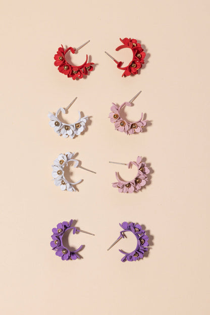 Pendientes Pink Daisies