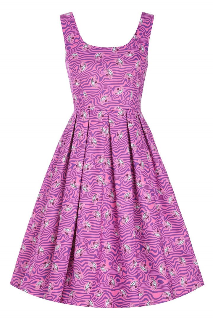 Amanda Pink Cheshire Cat Swing Dress