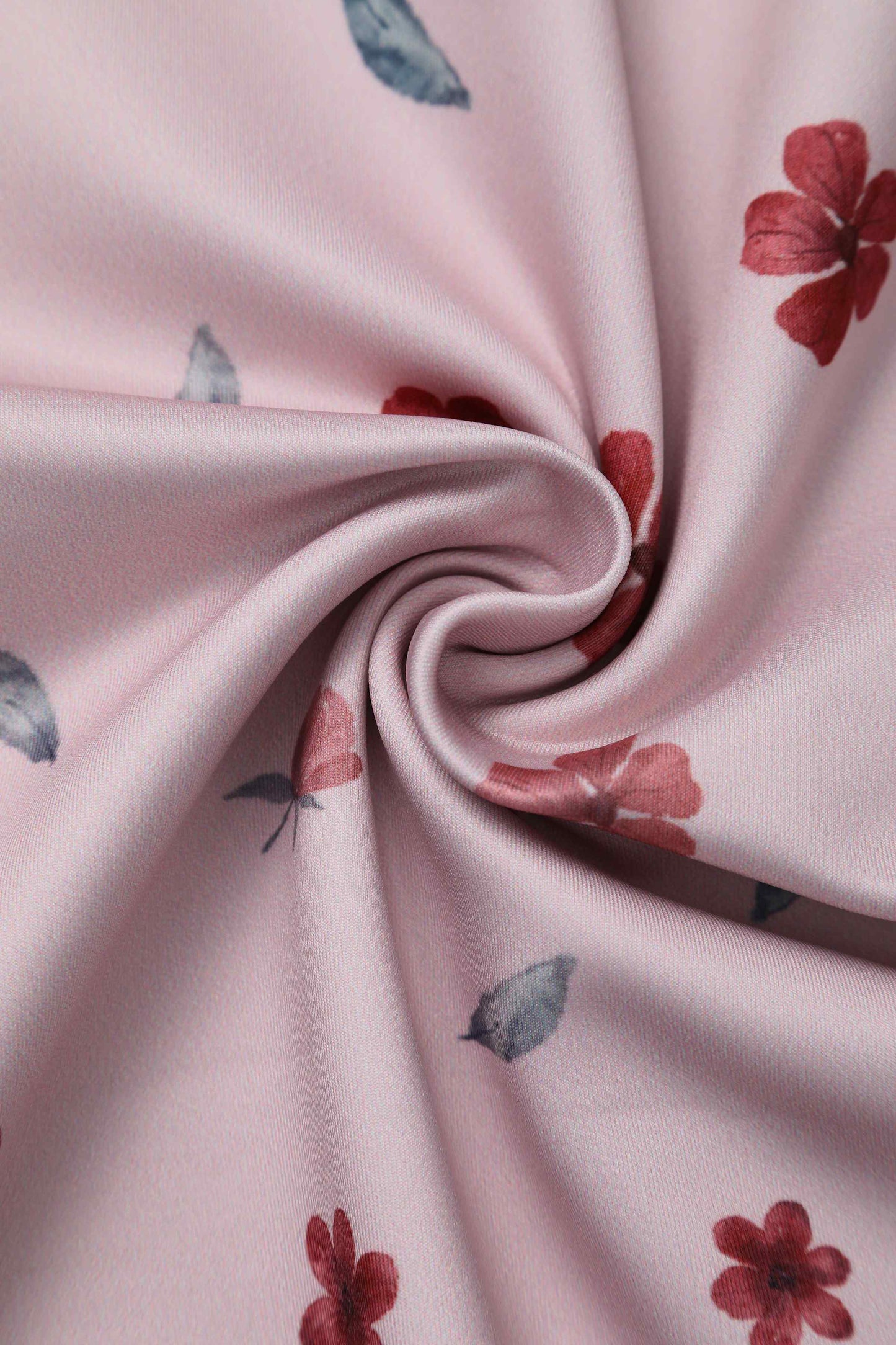 Beverly Pink Falling Flower Off Shoulder Dress