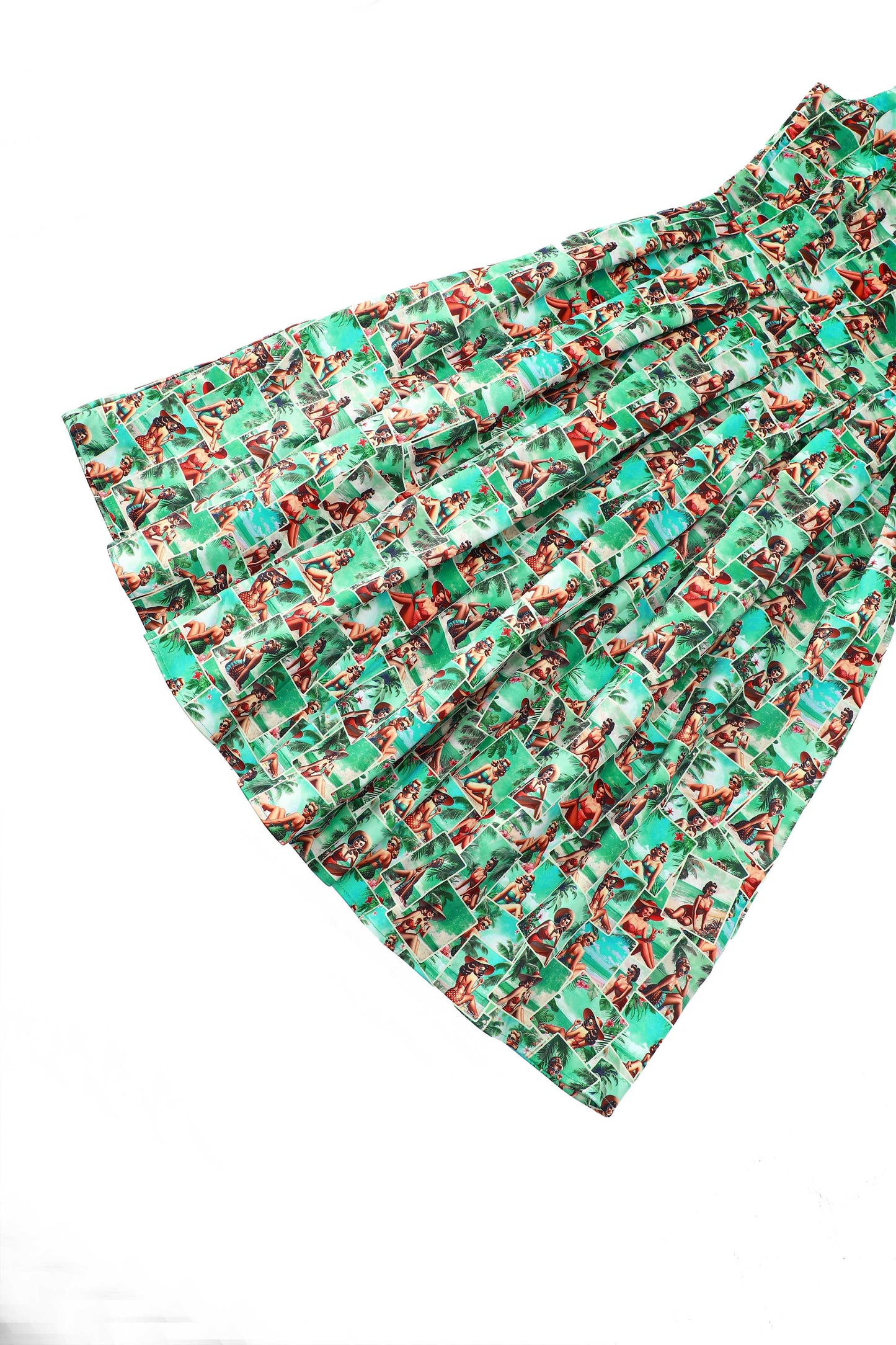 Amanda Pinup Postcard Swing Dress