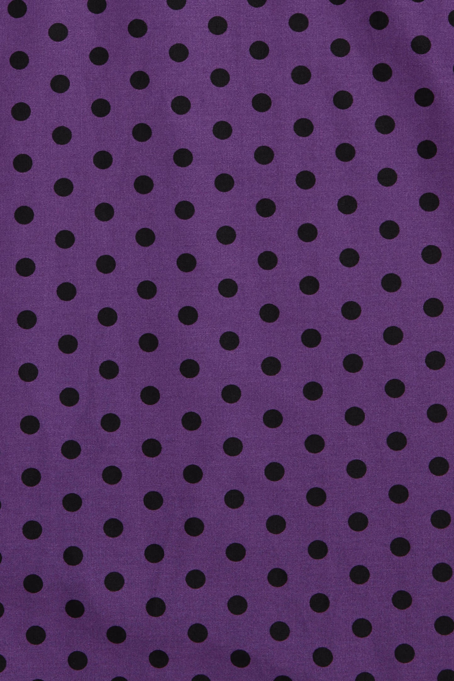 Annie Retro Polka Dot Dress in Purple/Black