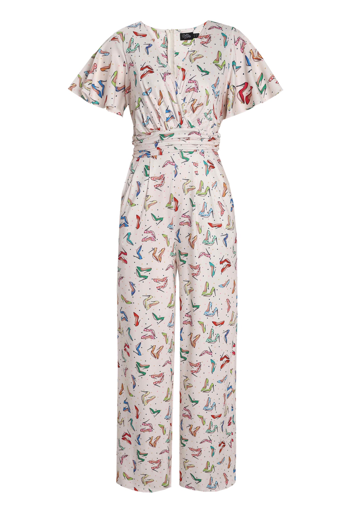 Esther Stiletto White Jumpsuit