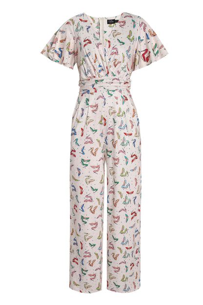 Esther Stiletto White Jumpsuit