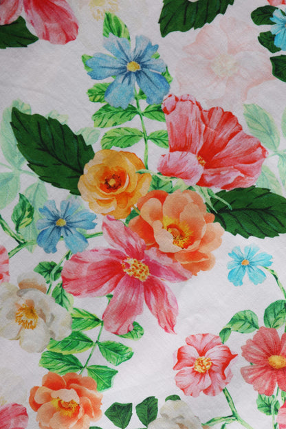 Mollie Summer Floral Full Circle Shirt Dress