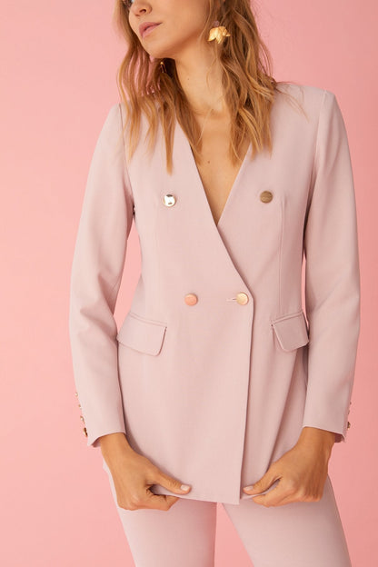 Traje Chaqueta Cornelia & Pantalon Lyn Rosa · Pretty in Pink ·