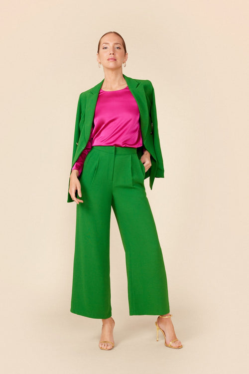 Traje de Chaqueta Bibi + Pantalon Libi Esmeralda · Hamptons ·