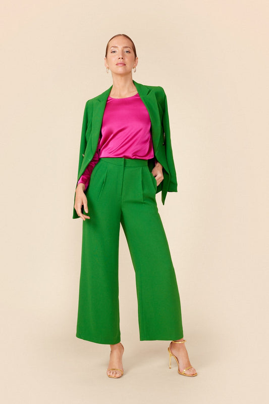 Traje de Chaqueta Bibi + Pantalon Libi Esmeralda · Hamptons ·