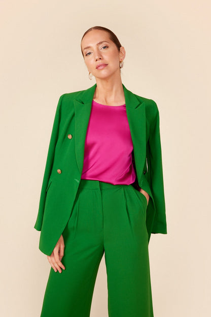 Traje de Chaqueta Bibi + Pantalon Libi Esmeralda · Hamptons ·