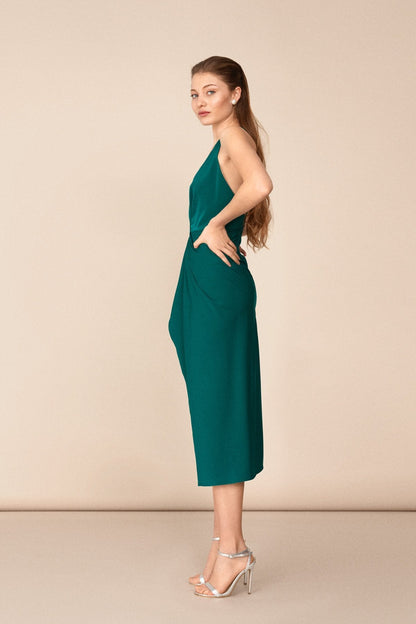 Vestido Lina Verde Esmeralda · LAST CHANCE ·