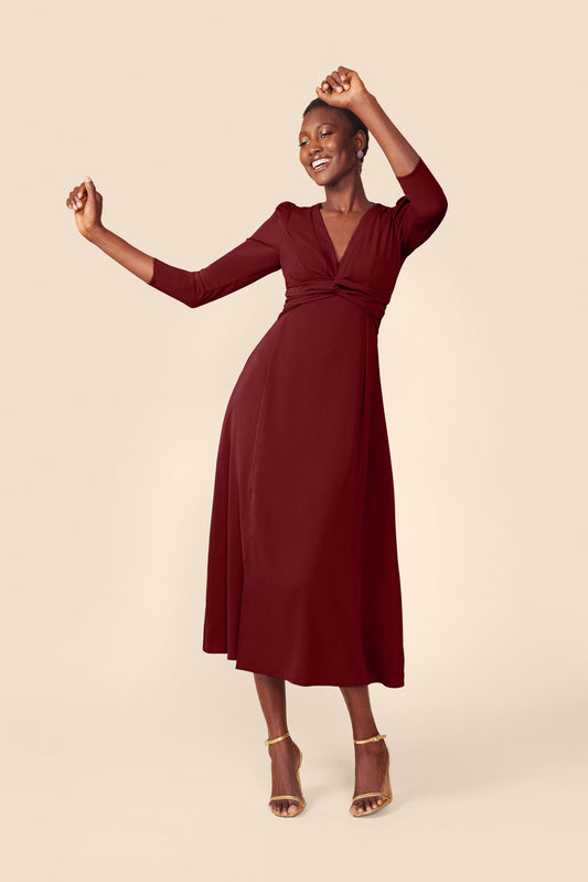 Vestido Oda Burdeos · Alegoria ·