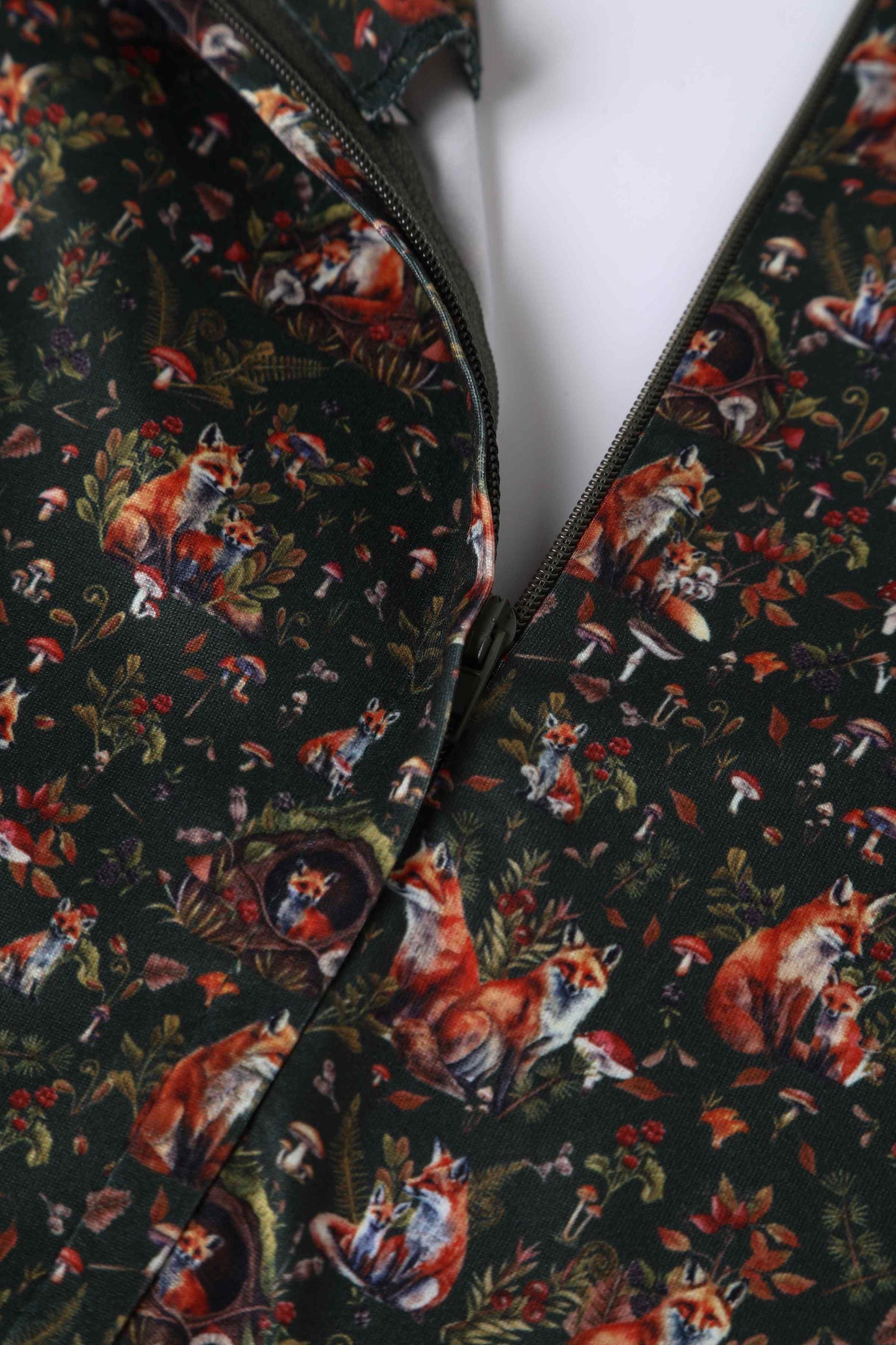 Billie Woodland Fox Den Print Dress
